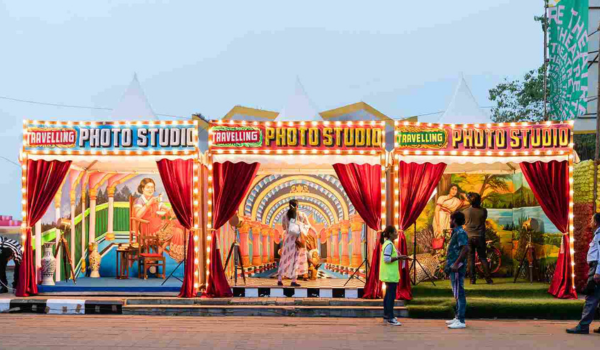 Interactive art installation at Serendipity Arts Festival in Goa